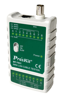 PROSKIT tester καλωδίων δικτύου MT-7031 για RJ45/11/12/22 & BNC