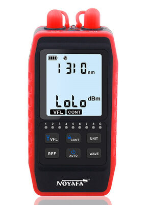 NOYAFA tester καλωδίων οπτικής ίνας NF-908L, 850-1625nm, -60~8dBm