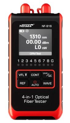 NOYAFA tester καλωδίων οπτικής ίνας NF-916, 850-1650nm, -60~8dBm