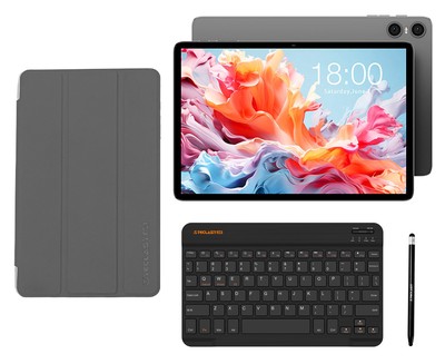 TECLAST tablet P30T με πληκτρολόγιο/στυλό αφής/θήκη, 10.1", 3/128GB, Android 16, 6000mAh, γκρι