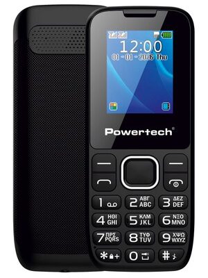 POWERTECH κινητό τηλέφωνο Milly Small III, 1.77", dual SIM, χωρίς κάμερα, μαύρο