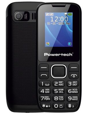 POWERTECH κινητό τηλέφωνο Milly Small III, 1.77", dual SIM, με κάμερα, μαύρο