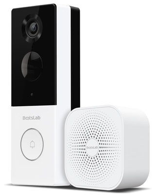 BOTSLAB smart κουδούνι με κάμερα R801, 3MP/2K, WiFi, 5000mAh