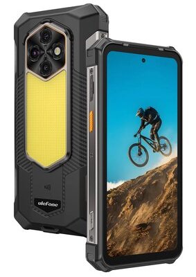 ULEFONE smartphone RugKing 5 Pro, 6.78", 8/256GB, 20000mAh, IP68/IP69K/MIL-STD-810H, μαύρο