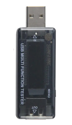 SUNSHINE USB tester φόρτισης SS-302A, V/A/Time/mAh