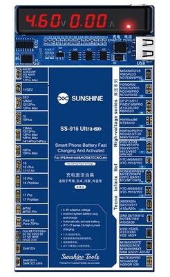 SUNSHINE tester μπαταριών SS-916 Ultra για Apple & Android smartphone, V3.0