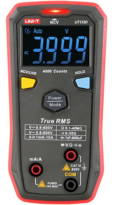 UNI-T ψηφιακό πολύμετρο UT123D, True RMS, NCV, AC/DC