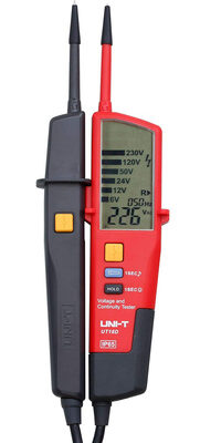 UNI-T μετρητής τάσης AC/DC UT18D, αδιάβροχος IP65, 12V έως 690V