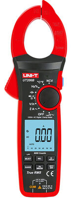 UNI-T πολύμετρο & αμπεροτσιμπίδα UT206B, 1000A AC, NCV, True RMS