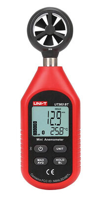 UNI-T ψηφιακό ανεμόμετρο UT363BT, 0-30m/s, Bluetooth