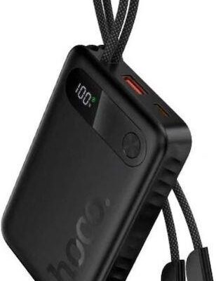 HOCO J171A EDGE POWERBANK, 20000MAH, PD20W, ΜΑΥΡΟ