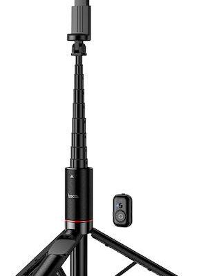 HOCO K34 ΒΑΣΗ LIVE BROADCAST ΜΕ ΦΩΣ, BLUETOOTH 5.2, 75MAH, ΜΑΥΡΟ