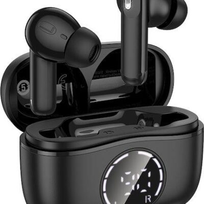 HOCO EQ22 SINGER ΑΣΥΡΜΑΤΑ ΑΚΟΥΣΤΙΚΑ, BLUETOOTH 5.4, ANC+ENC, ΜΑΥΡΟ