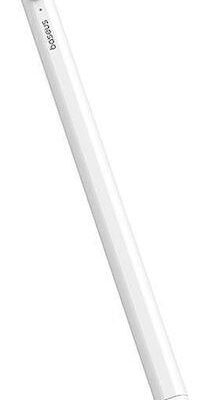 BASEUS SMOOTH WRITING 2 SERIES STYLUS LITE, ΓΡΑΦΙΔΑ, ΜΕ ΕΝΔΕΙΞΕΙΣ LED, ΛΕΥΚΟ