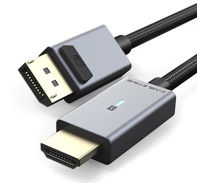 CABLETIME καλώδιο DisplayPort σε HDMI CT-AV585-P02G4K, 4K/30Hz, 1.8m, μαύρο