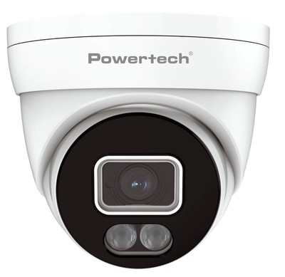 POWERTECH υβριδική κάμερα CCTV PT-1584 με μικρόφωνο & Full Color λειτουργία, 5MP, 2.8mm, IP67