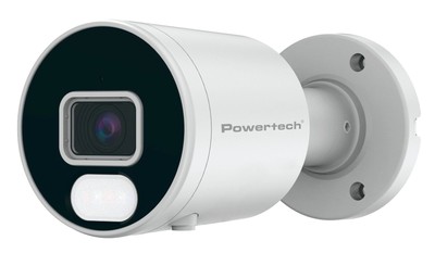 POWERTECH IP κάμερα PT-1592 με μικρόφωνο & Full Color λειτουργία, 4MP, 2.8mm, PoE, IP67