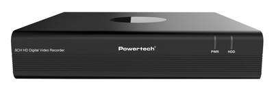 POWERTECH XVR υβριδικό καταγραφικό PT-1596, 5MP, H.264/H.265, 8 κανάλια