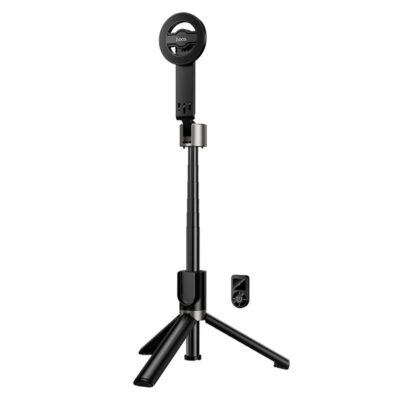 HOCO K35 MAGNIFICO SELFIE STICK, ΜΑΓΝΗΤΙΚΟ, ΜΑΥΡΟ