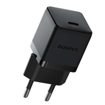 BASEUS GAN ΦΟΡΤΙΣΤΗΣ ΓΡΗΓΟΡΗΣ ΦΟΡΤΙΣΗΣ, 1 ΘΥΡΑ, 30W, ΜΑΥΡΟΣ